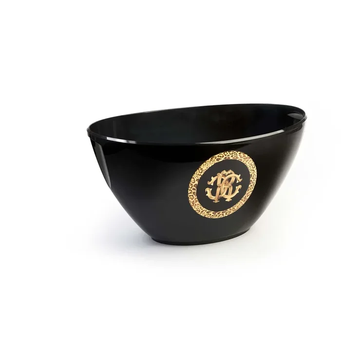 Secchiello Ghiaccio Grande Monogram Black – Roberto Cavalli