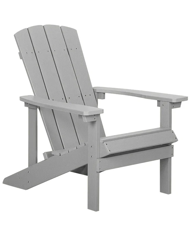 Sedia da giardino ADIRONDACK Grigio chiaro