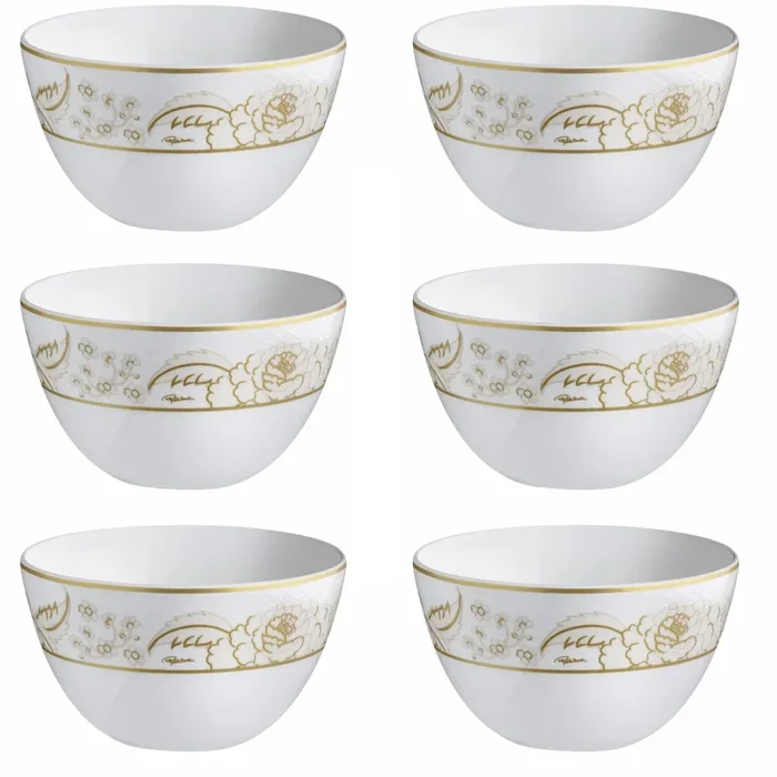 Set 6 Coppette Riso Blooming Roses – Roberto Cavalli