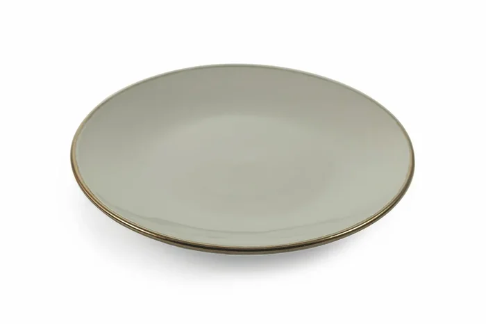 Set 6 Obstteller aus Steingut Ø19,5×2 cm Villa d‘Este Home Tivoli Royal Passion Grey