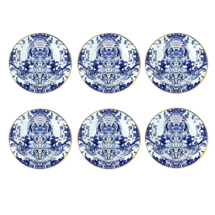 Set 6 Piatti Pane Azulejos – Roberto Cavalli