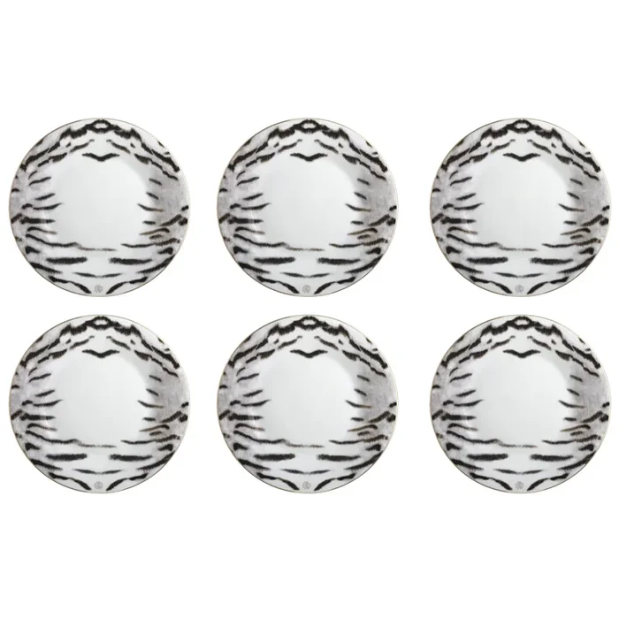 Set 6 Piatti Piani Tiger – Roberto Cavalli