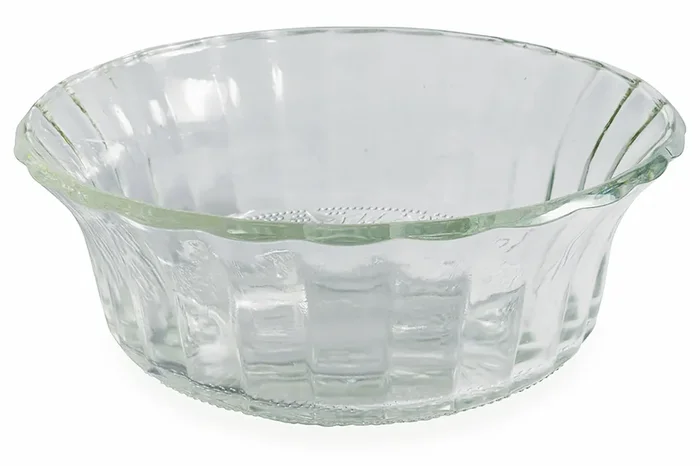 Set aus 3 Glasschalen mit Wellenschliff Villa d‘Este Home Tivoli Imperial