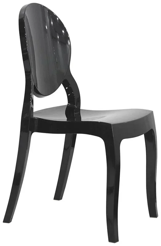 Set da 2 Sedia moderna struttura in policarbonato modello classico