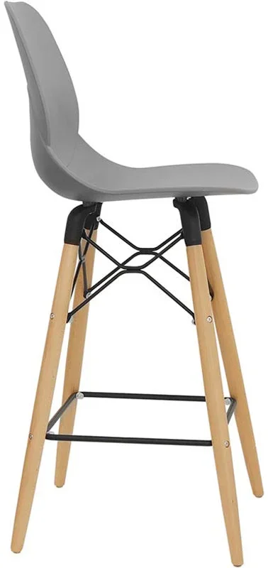 Set da 2 Sgabello moderno stile Eames cm 44x40x105h – vari colori