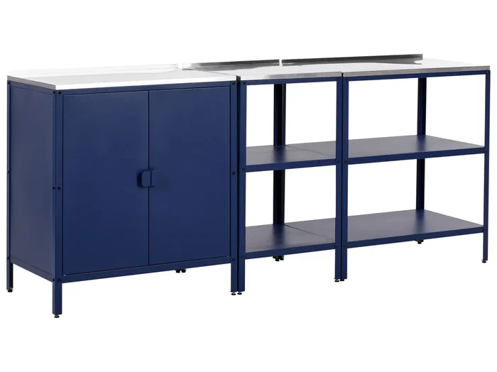 Set da 3 per cucina da esterno VILAMA Metallo Blu