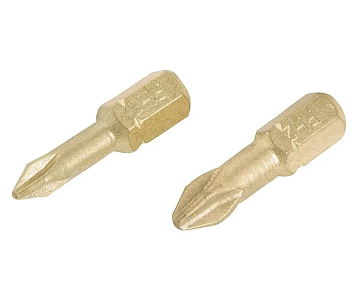 Set di inserti diamantati con intaglio a croce LUX PH1, PH2