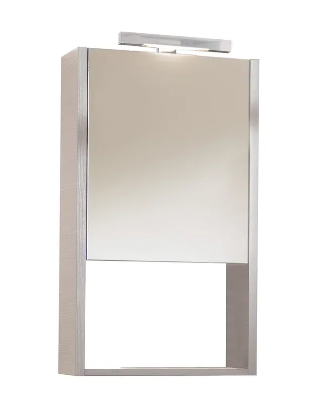 Spiegel 1 Tür in Melamin 52x18x75cm TFT Java Pine White