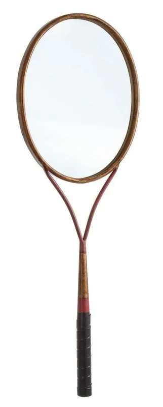 Spiegel mit Raqueta-Kissen 26×76 aus Metall