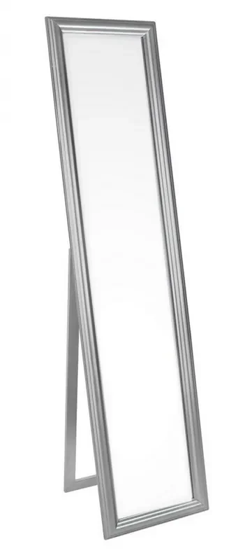 Spiegel Sanzio mit silbernem Rahmen 40×170 in Holz