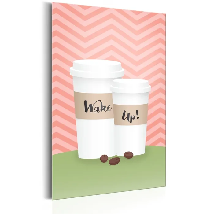 Targa In Metallo – Coffee Lovers – Wake Up! 31x46cm Erroi