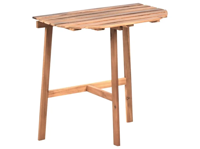 Tavolino Bistrot OSIGO 44 cm 70 cm Legno d’acacia Marrone