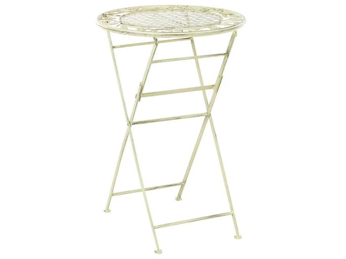 Tavolo da bar da giardino BIVIO 60 cm 60 cm Metallo Verde chiaro