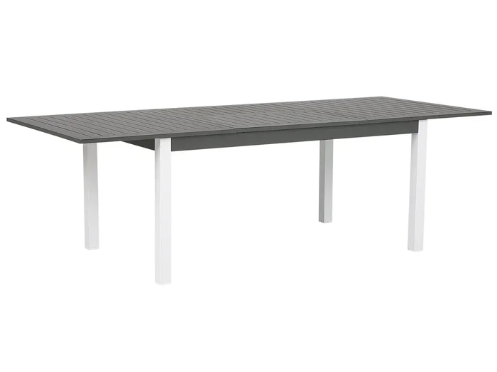 Tavolo da pranzo allungabile da giardino PANCOLE 168/248 cm 100 cm Metallo Grigio