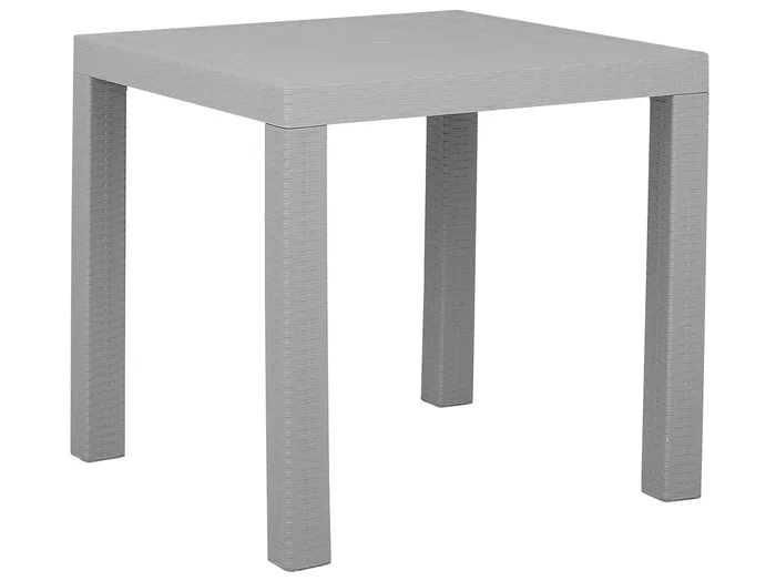 Tavolo da pranzo da giardino FOSSANO 80 cm 80 cm Grigio chiaro