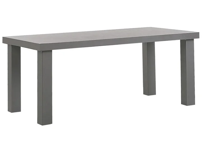 Tavolo da pranzo da giardino TARANTO 180 cm 90 cm Cemento Grigio