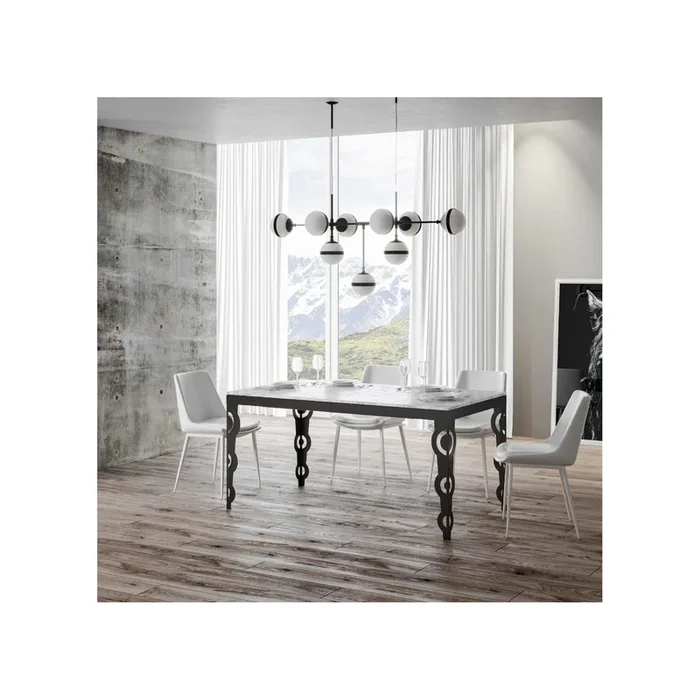 Tavolo Finland 180 Allungabile A 440 Bordo Antracite – Vinciguerra Shop