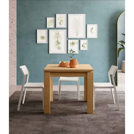 Tavolo quadrato allungabile a libro Book Imab Group