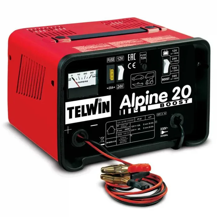 Telwin Alpine 20 Boost – Caricabatterie – batterie WET tensione 12/24V – 300 W
