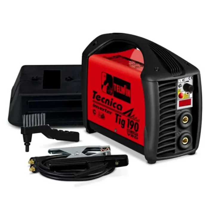 Telwin Tecnica TIG 190 DC – Saldatrice Inverter (TIG LIFT, MMA) + Kit, corrente continua (DC)