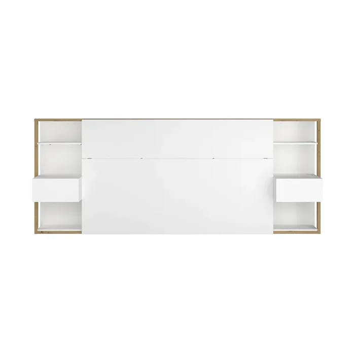 Testiera con nicchie e comodini per letto 140 e 160 Stamp