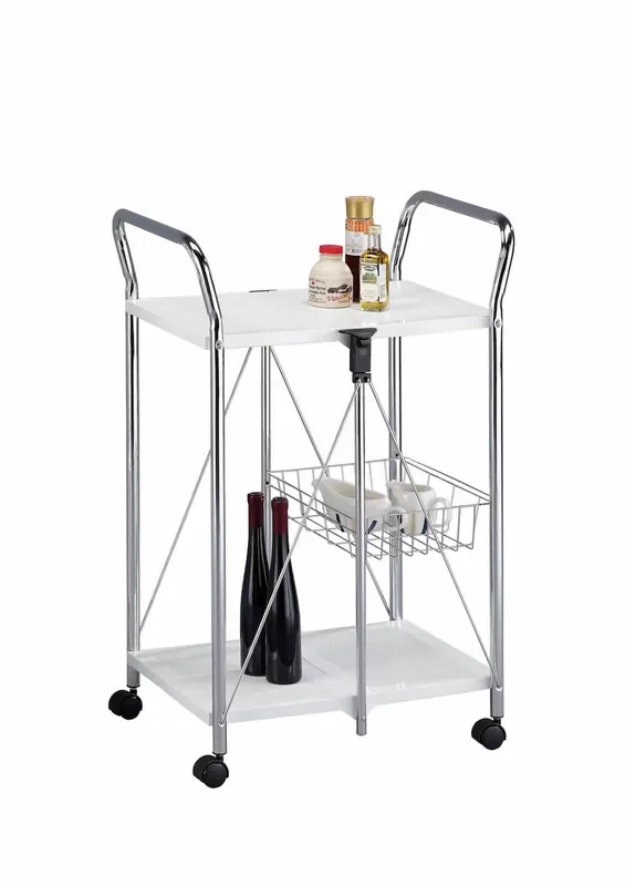 Tosini Steel Klappbarer Küchenwagen Serie TA Verschiedene Farben