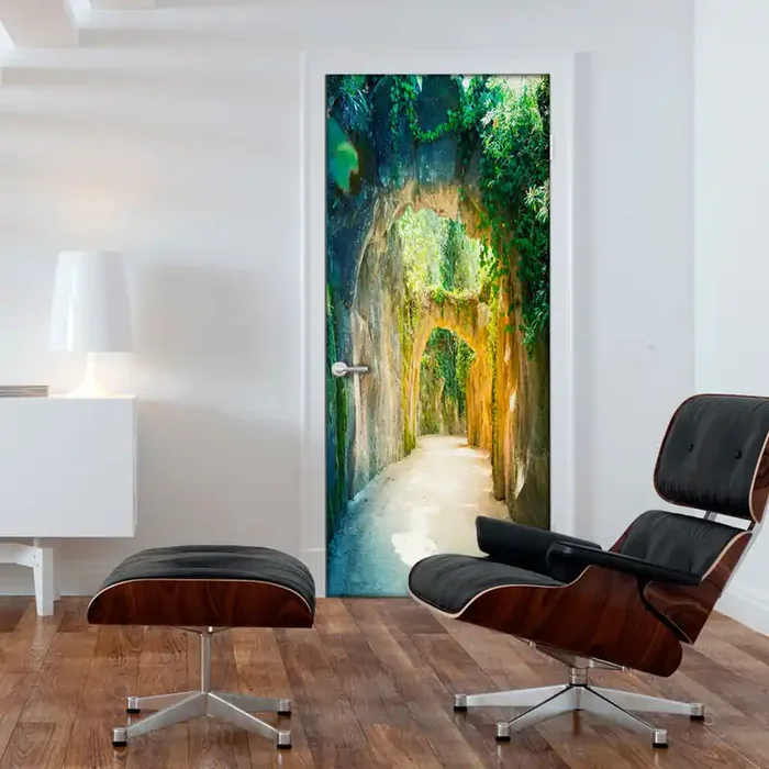 Türtapete Wandbild – Steingarten 80x210cm Erroi