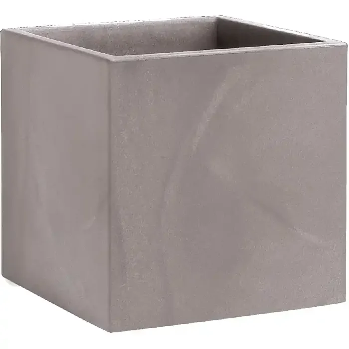 Vaso Cubo Momus Cenere 50cm