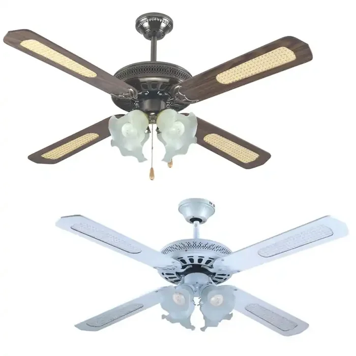 Ventilatore da soffitto 4 pale con luce