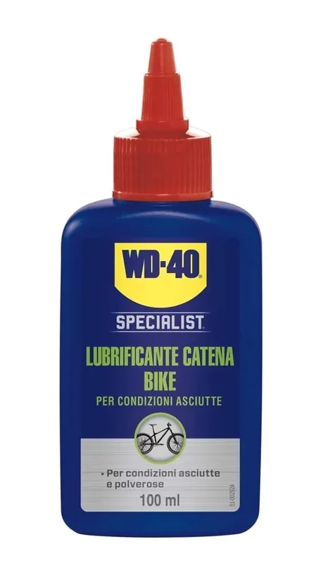 WD-40 Bike Lubrificante Catena per condizioni asciutte 100 ml