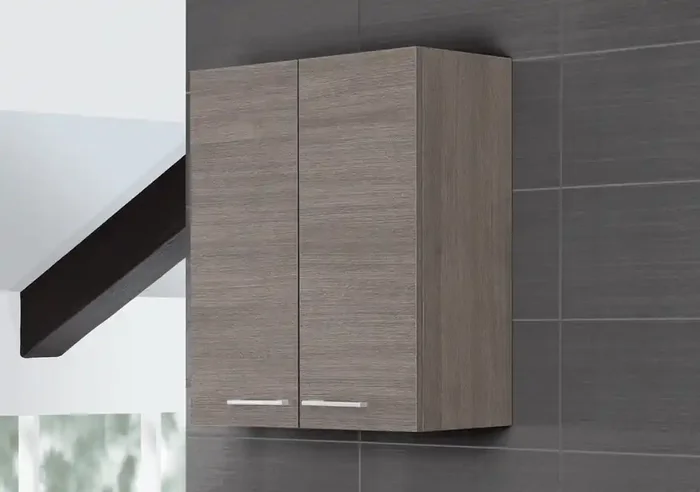 Wohnwand 60 cm Eiche dunkel