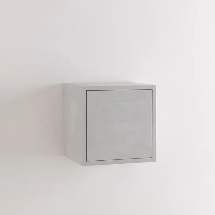 Wohnwand mit 1 Tür 34 x 27 x 34 cm in TFT Marte White Stone Wood